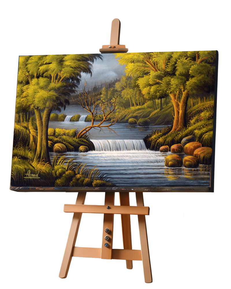 Cascading Tranquility - Canvas